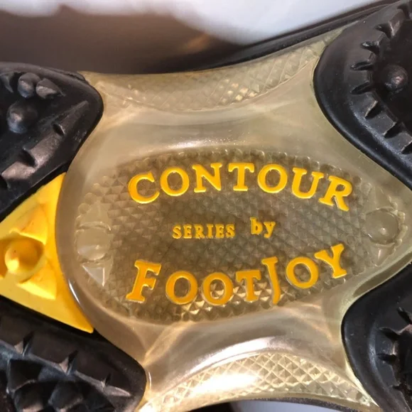 FootJoy Contour Series Mens Sz 11.5 Saddle  Soft Spikes Golf Shoes - Picture 9 of 16